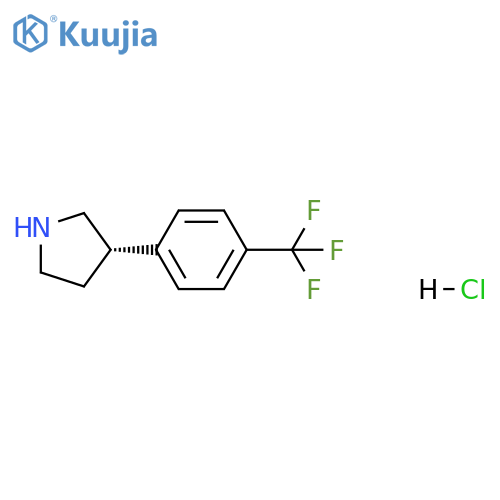 (S)-3-(4-(TRIFLUOROMETHYL)PHENYL)PYRROLIDINE HCL structure