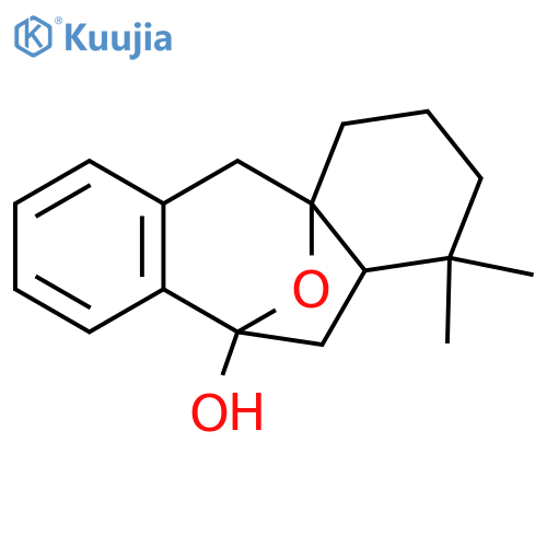 4a,10-Epoxy-4aH-dibenzo[a,d]cyclohepten-10(5H)-ol, 1,2,3,4,11,11a-hexahydro-1,1-dimethyl-, (4aR,10R,11aR)-rel- structure