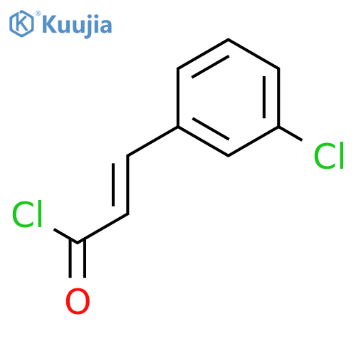 (2E)-3-(3-Chlorophenyl)acryloyl chloride structure