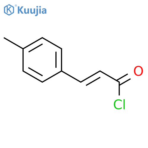 (2E)-3-(4-methylphenyl)prop-2-enoyl chloride structure