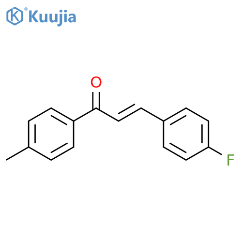 (2E)-3-(4-Fluorophenyl)-1-(4-methylphenyl)prop-2-en-1-one structure