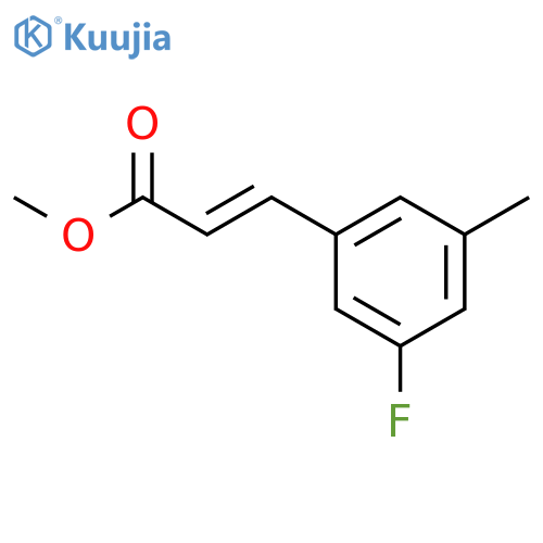 methyl (2E)-3-(3-fluoro-5-methylphenyl)prop-2-enoate structure
