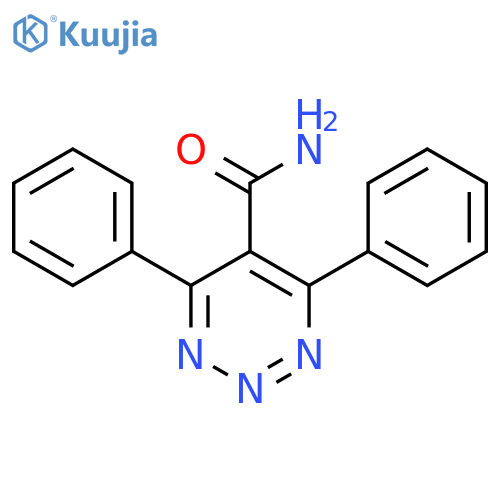 1,2,3-Triazine-5-carboxamide, 4,6-diphenyl- structure