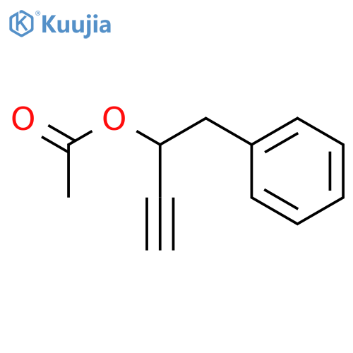 Benzeneethanol, α-ethynyl-, acetate, (S)- (9CI) structure