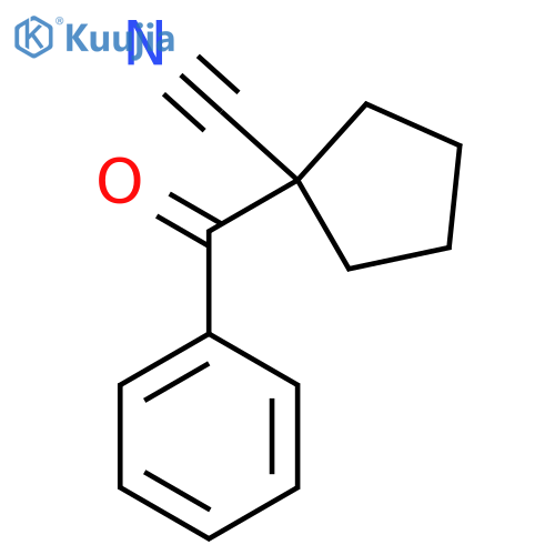 1-Benzoylcyclopentanecarbonitrile structure