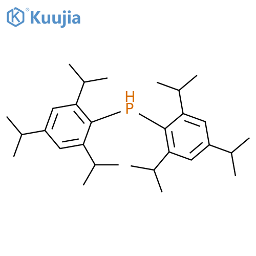Phosphine, bis[2,4,6-tris(1-methylethyl)phenyl]- structure