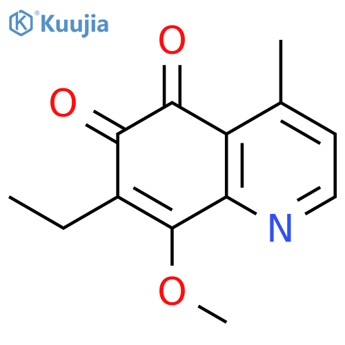 5,6-Quinolinedione, 7-ethyl-8-methoxy-4-methyl- structure