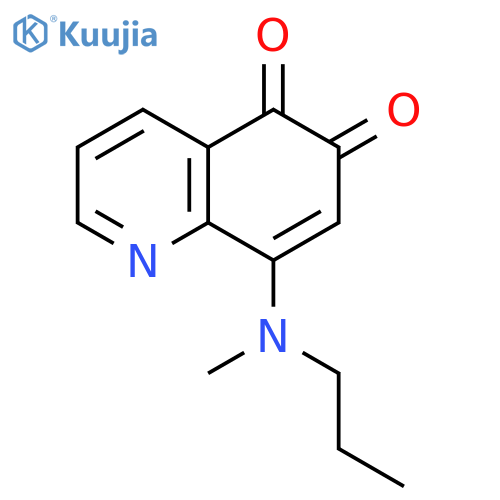 5,6-Quinolinedione, 8-(methylpropylamino)- structure