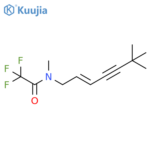 Acetamide, N-(6,6-dimethyl-2-hepten-4-ynyl)-2,2,2-trifluoro-N-methyl-, (E)- (9CI) structure