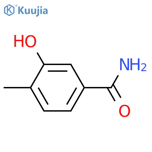 3-hydroxy-4-methylbenzamide structure