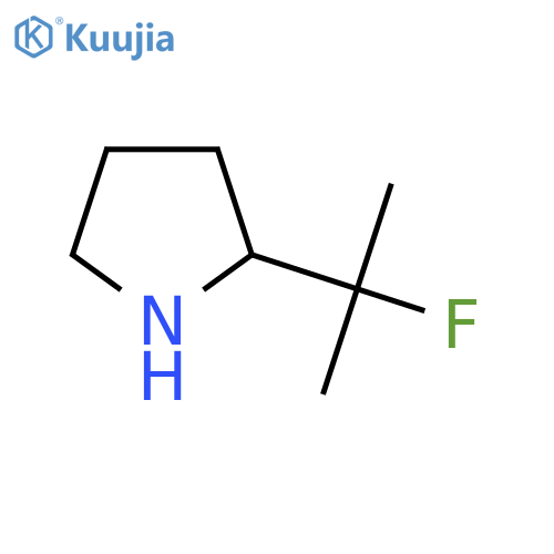 2-(2-fluoropropan-2-yl)pyrrolidine structure