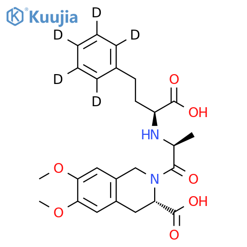 Moexiprilat-d5 structure