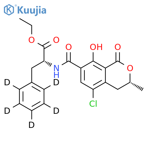 Ochratoxin C-d5 structure