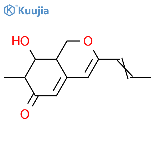 6,7,8,8a-Tetrahydro-7,8-dihydroxy-7-methyl-3-(1-propenyl)-1H-2-benzopyran-6-one; (1'E,7S,8S,8aS)-form, 7-Deoxy structure