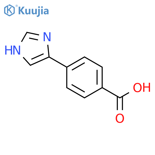 4-(1H-imidazol-5-yl)benzoic acid structure