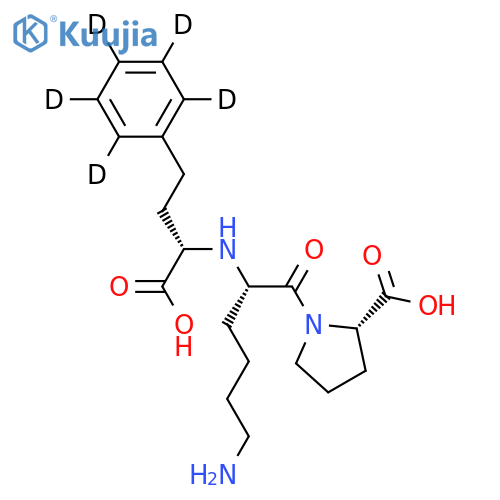 (S)-Lisinopril-d5 structure