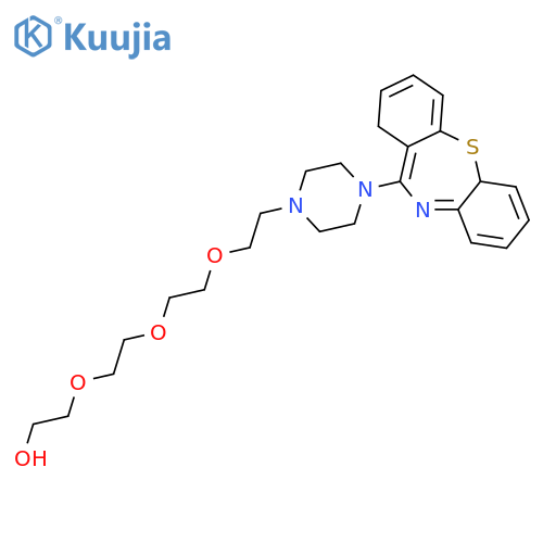 2-2-2-2-(4-Dibenzob,f1,4thiazepin-11-yl-1-piperazinyl)ethoxyethoxyethoxyethanol structure