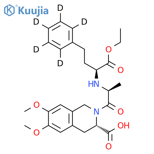 Moexipril-d5 structure