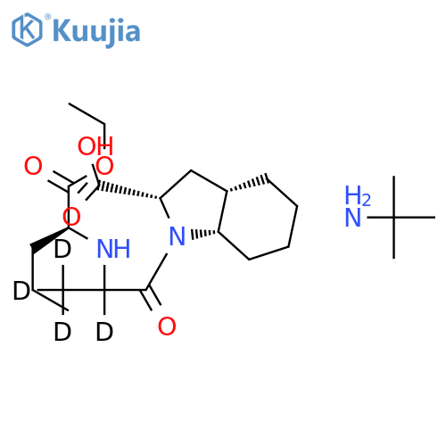Perindopril-d4 t-Butylamine Salt structure