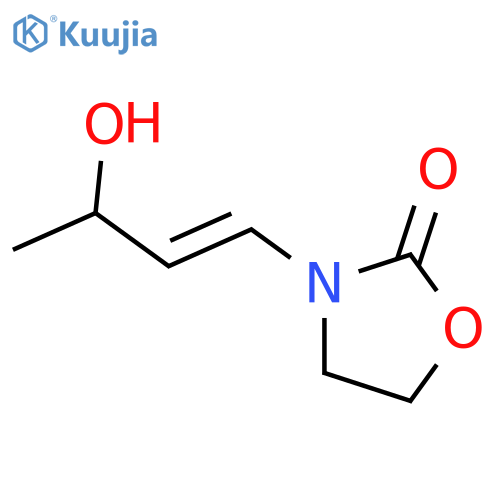 2-Oxazolidinone, 3-[(1E)-3-hydroxy-1-buten-1-yl]- structure