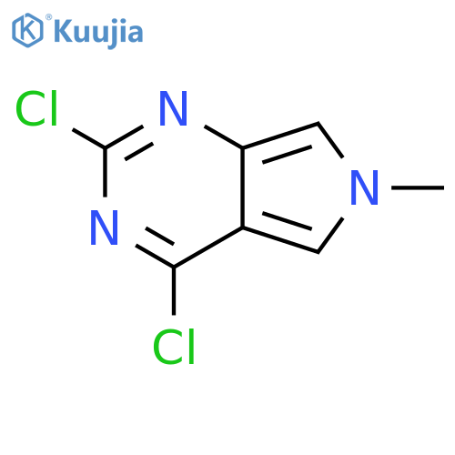 2,4-Dichloro-6-methyl-6H-pyrrolo[3,4-d]pyrimidine structure