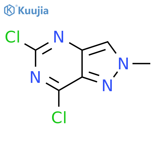 5,7-Dichloro-2-methyl-2H-pyrazolo[4,3-d]pyrimidine structure