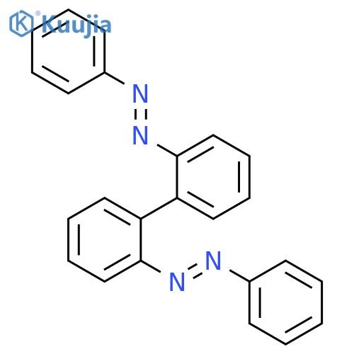 Diazene, 1,1'-[1,1'-biphenyl]-2,2'-diylbis[2-phenyl- structure