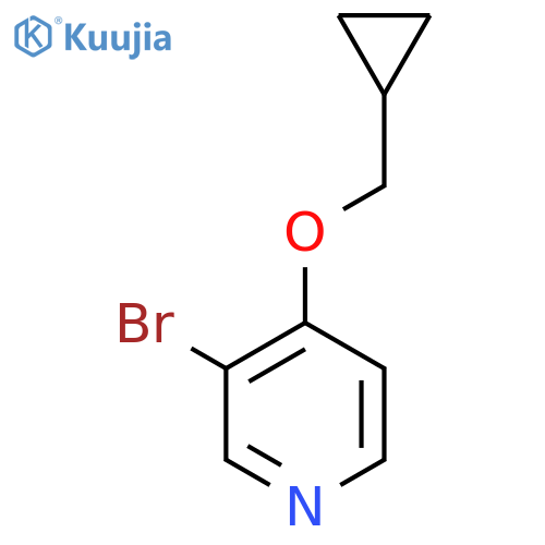 3-Bromo-4-(cyclopropylmethoxy)pyridine structure