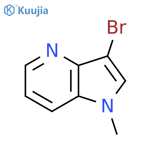 3-Bromo-1-methyl-1H-pyrrolo3,2-bpyridine structure