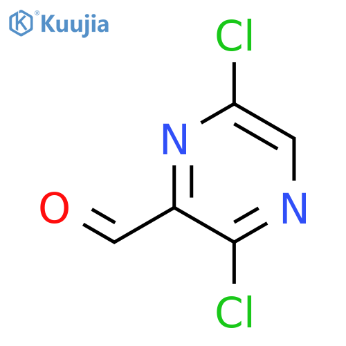 3,6-Dichloropyrazine-2-carbaldehyde structure