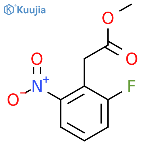 Methyl (2-fluoro-6-nitrophenyl)acetate structure