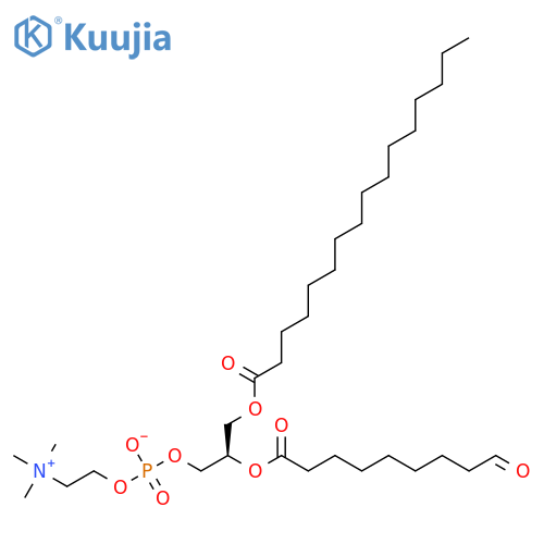 1-Palmitoyl-2-(9-oxo-nonanoyl)-sn-glycero-3-phosphocholine structure