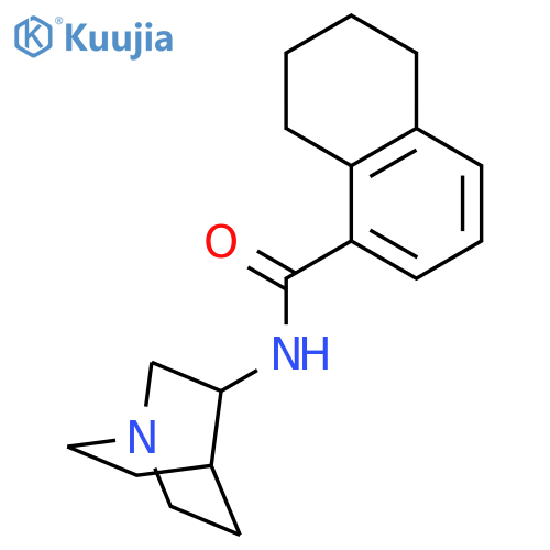 (S)-N-(1-Azabicyclo2.2.2oct-3-yl)-5,6,7,8-tetrahydro-1-naphthalenecarboxamide structure