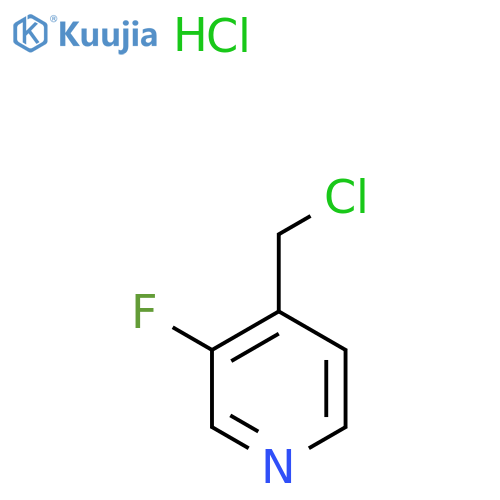 4-(chloromethyl)-3-fluoro-pyridine hydrochloride structure