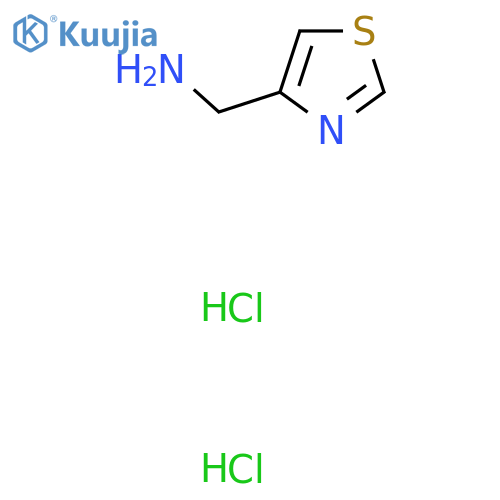 (1,3-thiazol-4-yl)methanamine dihydrochloride structure