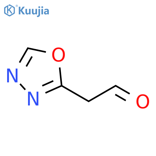 2-(1,3,4-oxadiazol-2-yl)acetaldehyde structure
