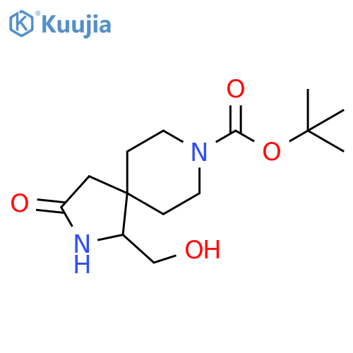 Tert-Butyl 1-(Hydroxymethyl)-3-Oxo-2,8-Diazaspiro[4.5]Decane-8-Carboxylate structure