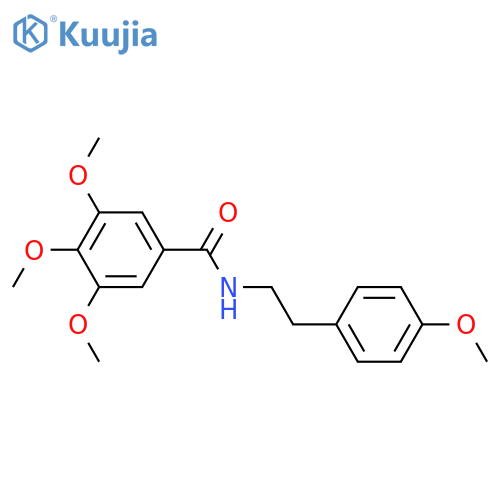2-(4-Methoxyphenyl)ethylamine; N-(3,4,5-Trimethoxybenzoyl) structure