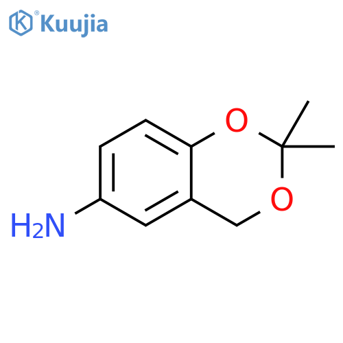 2,2-dimethyl-2,4-dihydro-1,3-benzodioxin-6-amine structure