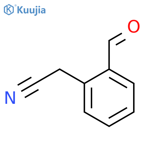 2-(2-formylphenyl)acetonitrile structure