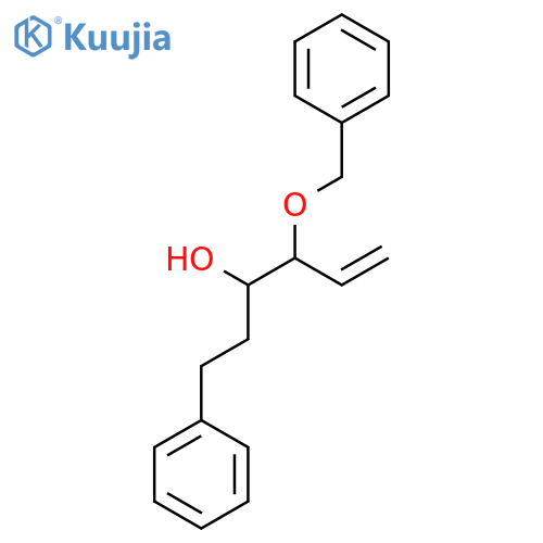 Benzenepropanol, α-[(1S)-1-(phenylmethoxy)-2-propen-1-yl]-, (αS)- structure