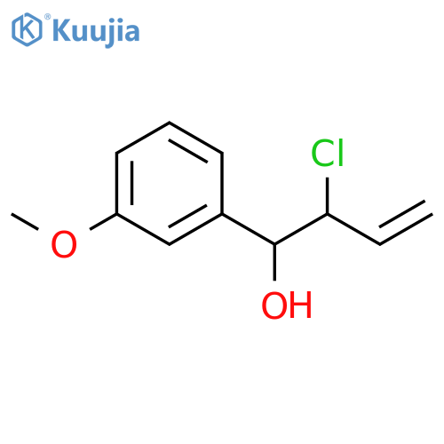Benzenemethanol, α-[(1S)-1-chloro-2-propen-1-yl]-3-methoxy-, (αS)- structure