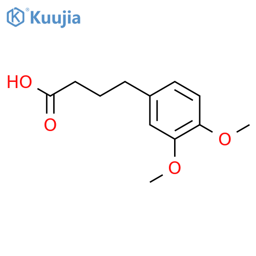4-(3,4-Dimethoxyphenyl)butanoic acid structure