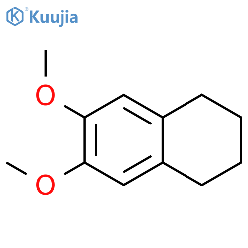 Naphthalene, 1,2,3,4-tetrahydro-6,7-dimethoxy- structure