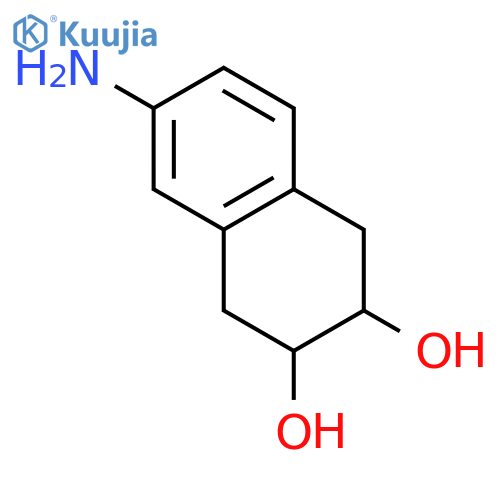(+/-)-2-Amino-6,7-dihydroxy-1,2,3,4-tetrahydronaphthalene Hydrobromide structure
