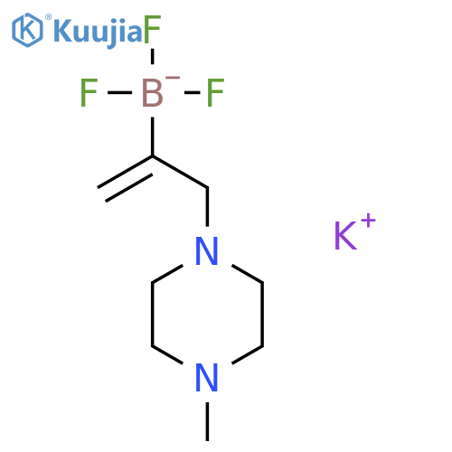 Potassium 3-(4-Methylpiperazin-1-yl)prop-1-en-2-yltrifluoroborate structure