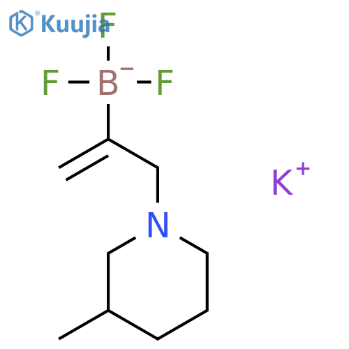 Potassium 3-(3-Methylpiperidin-1-yl)prop-1-en-2-yltrifluoroborate structure