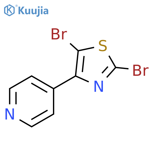2,5-Dibromo-4-(pyridin-4-yl)thiazole structure
