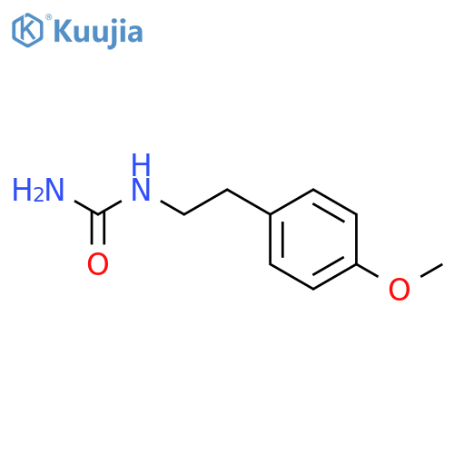 2-(4-methoxyphenyl)ethylurea structure