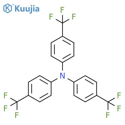 Benzenamine, 4-(trifluoromethyl)-N,N-bis[4-(trifluoromethyl)phenyl]- structure